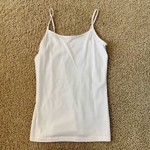 Simple White Girls Tank Top
